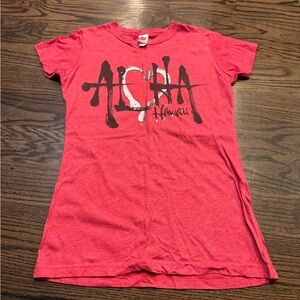 Island Girl Red Hawaii T-Shirt